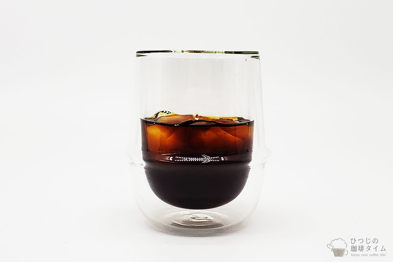 キレが良い芳ばしいアイスコーヒー