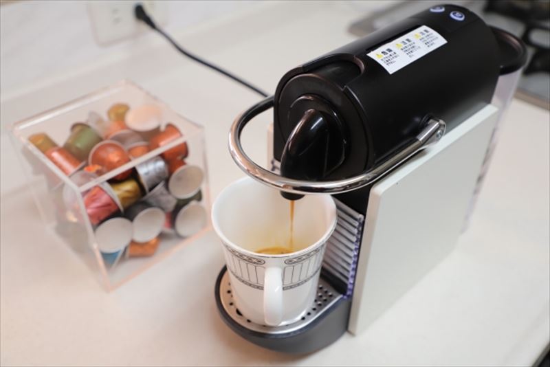 カプセル式コーヒーマシン