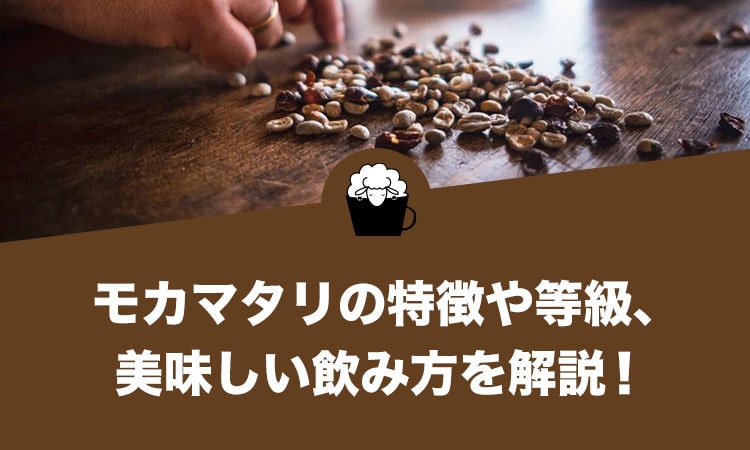 モカマタリの特徴や等級、美味しい飲み方を解説！おすすめコーヒーも紹介