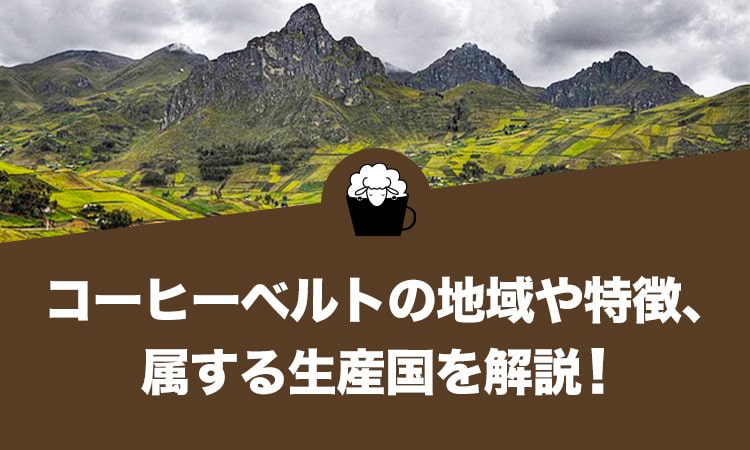 コーヒーベルトの地域や特徴