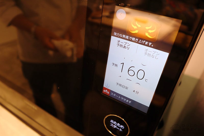 160度で20分ほど焼く
