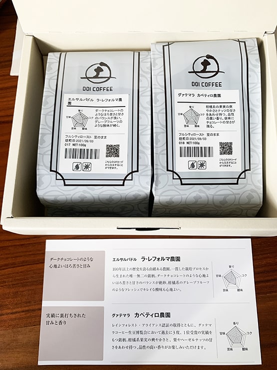 土居珈琲初めてのセット