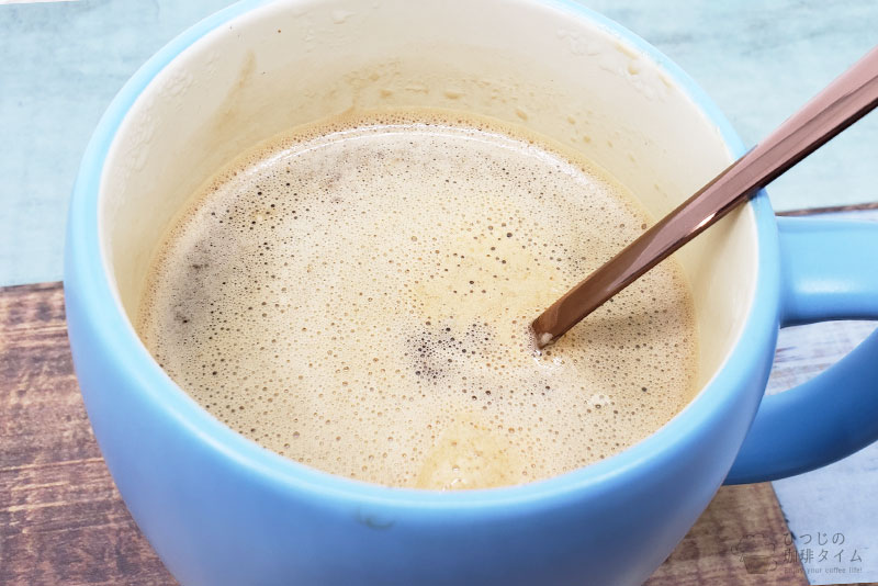 コーヒーに溶けるとかなり甘い!