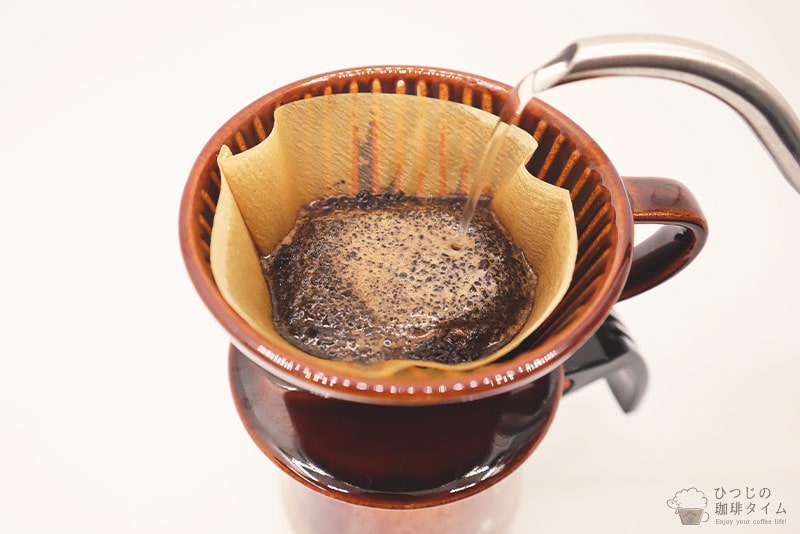 コーヒーを抽出する
