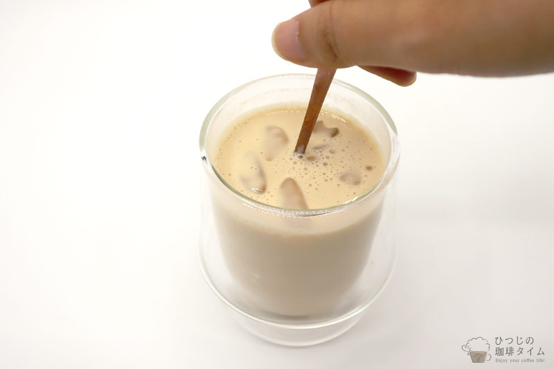 飲むときにはよくかき混ぜてから