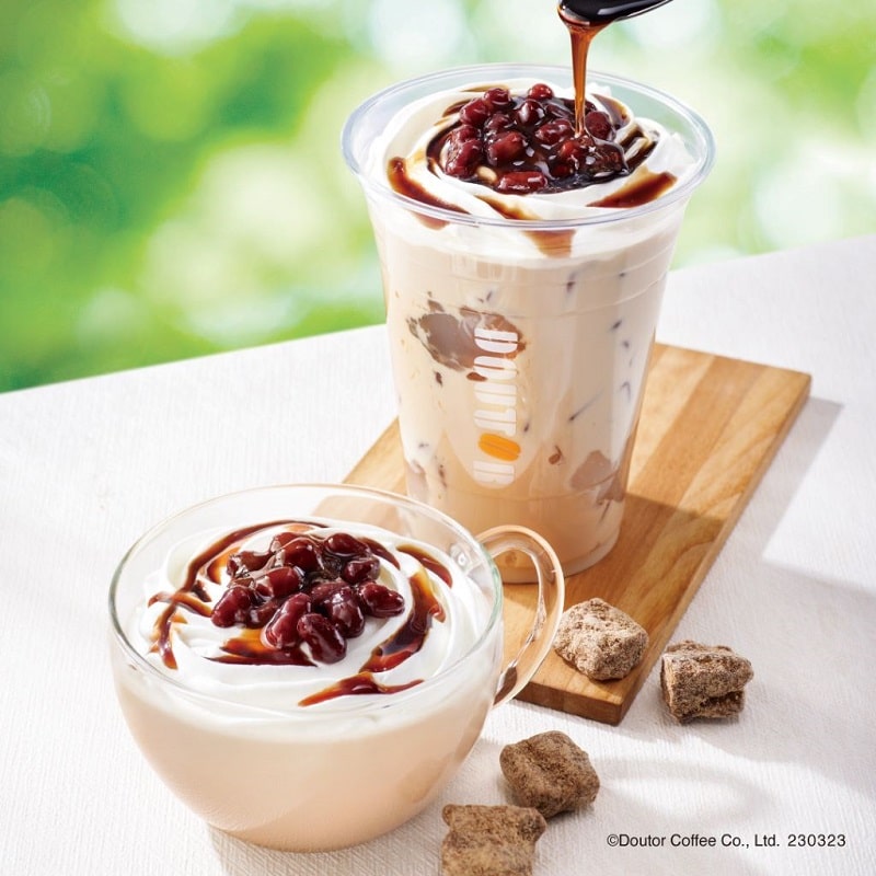 ドトールコーヒーの季節商品あずきラテ