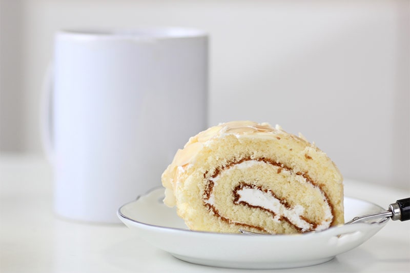 ロールケーキコーヒー