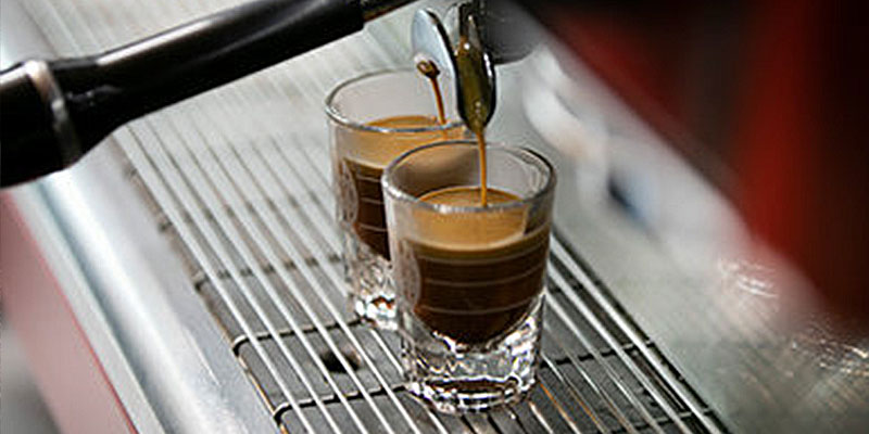 エスプレッソをベースにしたコーヒーメニューが充実